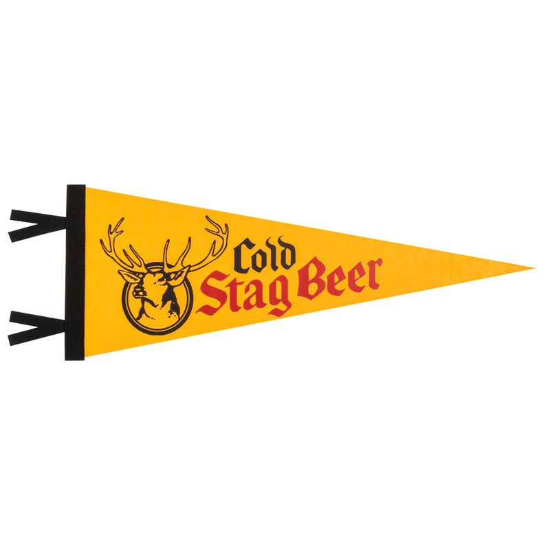 COLD STAG BEER WALL PENNANT - Stag Beer 