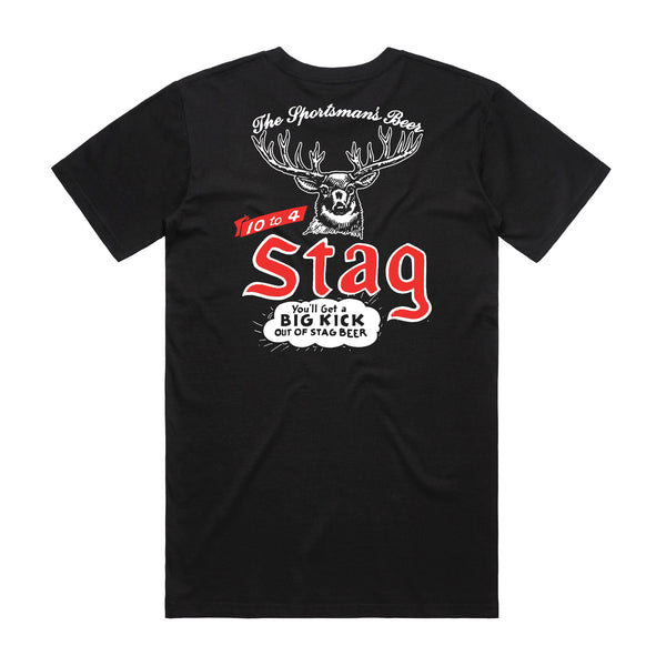 VINTAGE SIGN TEE - Stag Beer 