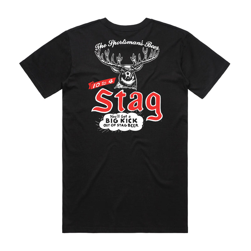 VINTAGE SIGN TEE - Stag Beer 