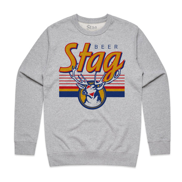 STAG STRIPES CREWNECK - Stag Beer 