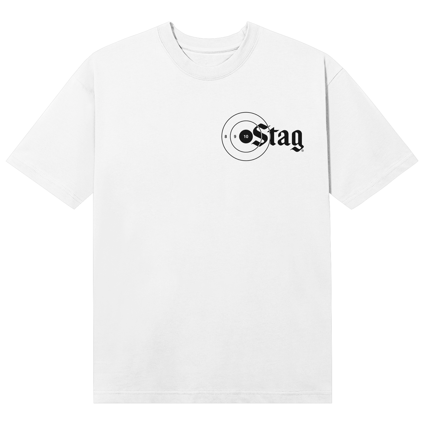 STAG TARGET NO. 1 WHITE TEE - Stag Beer 