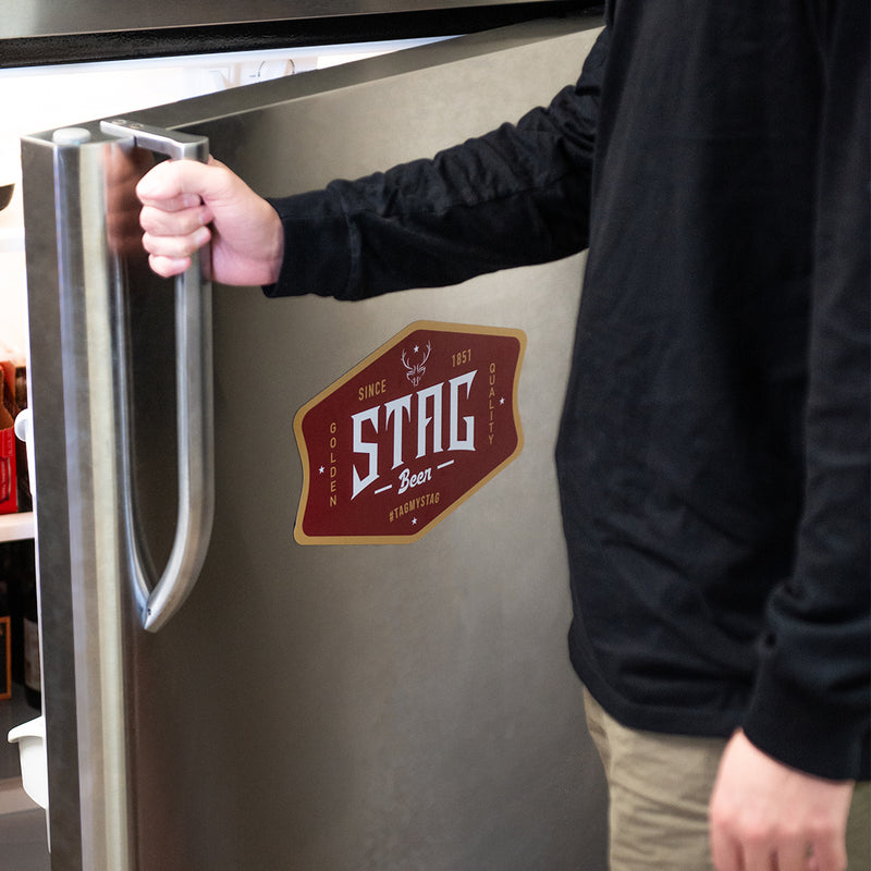 #TAGMYSTAG MAGNET - Stag Beer on fridge