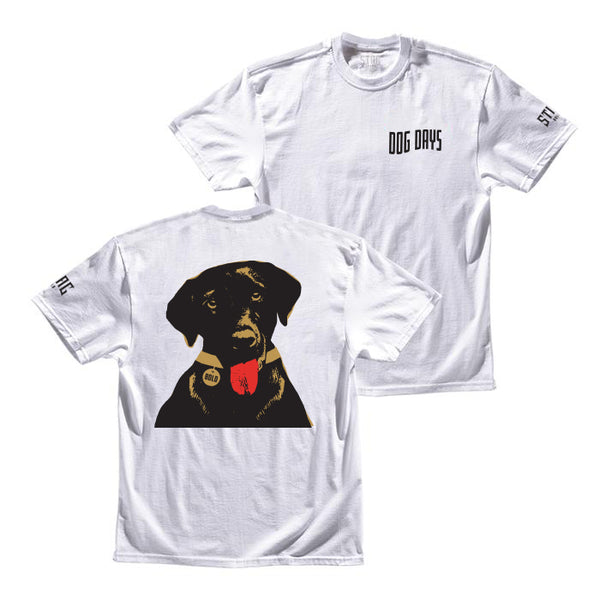 STAG DOG DAYS TEE - WHITE - Stag Beer 
