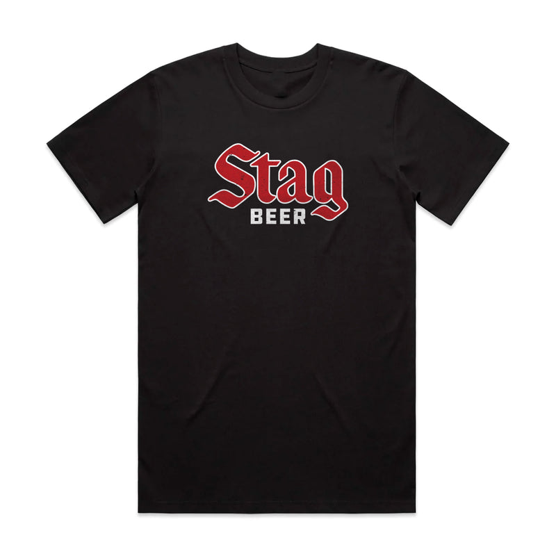 Bold Logo Tee - Black - Stag Beer 