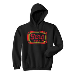 NEON HOODIE - BLACK - Stag Beer 